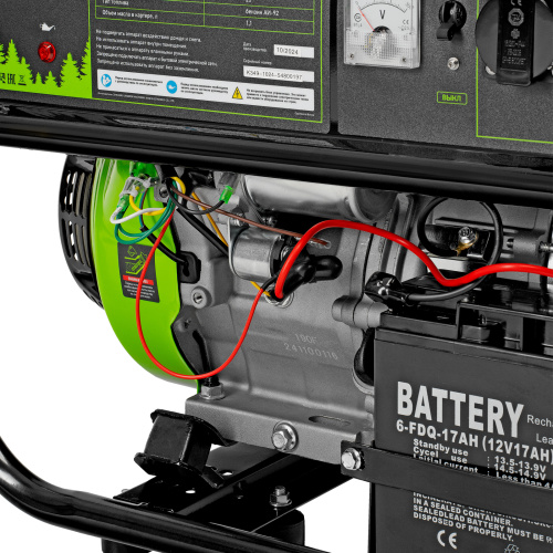 Генератор бензиновый БС-6500Э, 5.5 кВт, 230В, четырехтактный, 25 л, электростартер Сибртех по ценам производителя в Москве с доставкой по всей России
