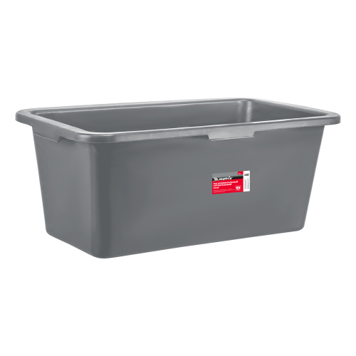 Таз прямоугольный строительный усиленный, 55 л Matrix по ценам производителя в Москве с доставкой по всей России