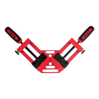 Струбцина угловая, быстрозажимная, 65/65 мм, двухкомпонентные обрезиненные рукоятки Matrix по ценам производителя в Москве с доставкой по всей России