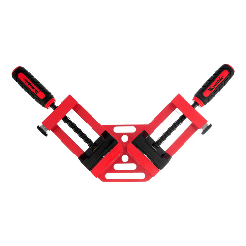 Струбцина угловая, быстрозажимная, 65/65 мм, двухкомпонентные обрезиненные рукоятки Matrix по ценам производителя в Москве с доставкой по всей России