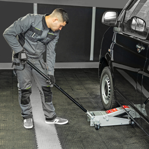 Домкрат гидравлический подкатной профессиональный, быстрый подъем, 3 т, 130-465 мм. Quick Matrix по ценам производителя в Москве с доставкой по всей России