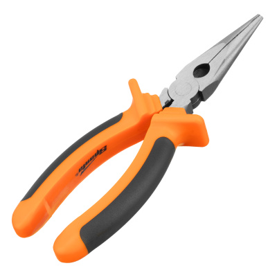 Длинногубцы прямые Comfort, 180 мм, шлифованные, двухкомпонентные рукоятки Sparta по ценам производителя в Москве с доставкой по всей России