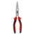 Длинногубцы прямые, 200 мм, хром-ванадий, двухкомпонентные рукоятки Matrix по ценам производителя в Москве с доставкой по всей России
