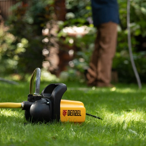 Садовый поверхностный насос GP 600, 600 Вт, 3000 л/ч, подъем 35 м, пластик Denzel по ценам производителя в Москве с доставкой по всей России