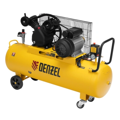Компрессор воздушный BCV2300/100, ременный привод, 2.3 кВт, 100 литров, 440 л/мин Denzel купить в Москве с доставкой по всей России | ProtosMarket.ru