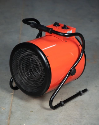 Пушка тепловая электрическая 9 кВт 380В ТЭН из нержавеющей стали TOR BJE-F9 по ценам производителя в Москве с доставкой по всей России