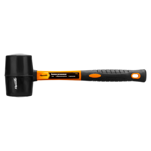 Киянка резиновая, 450 г, черная резина, фибергласовая рукоятка Sparta по ценам производителя в Москве с доставкой по всей России