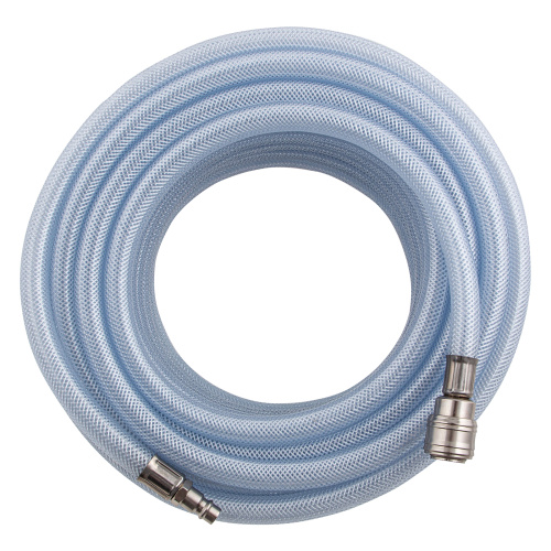 Шланг пневматический ПВХ, 10 x 16 мм, 18 бар, армированный, прозрачный, быстросъемное соединение, 15 м Stels по ценам производителя в Москве с доставкой по всей России