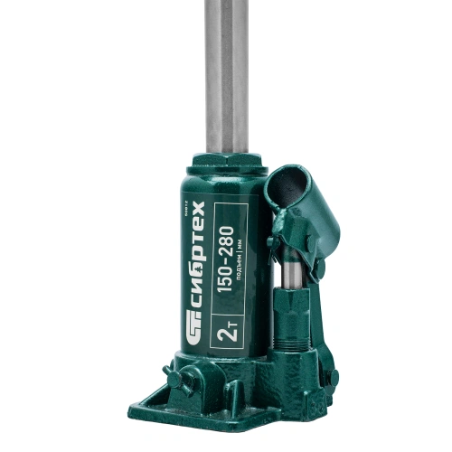 Домкрат гидравлический бутылочный, 2 т, 150-280 мм, в пласт. кейсе Сибртех по ценам производителя в Москве с доставкой по всей России