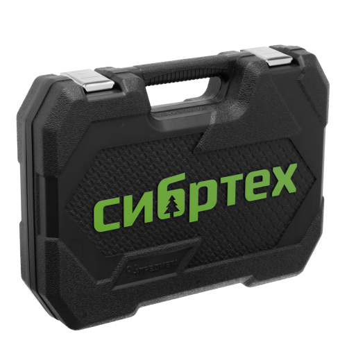 Набор инструментов, 1/2", 1/4", пластиковый кейс, 94 предмета// Сибртех по ценам производителя в Москве с доставкой по всей России