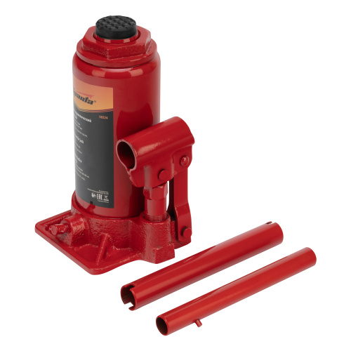 Домкрат гидравлический бутылочный, 8 т, h подъема 200-385 мм Sparta по ценам производителя в Москве с доставкой по всей России