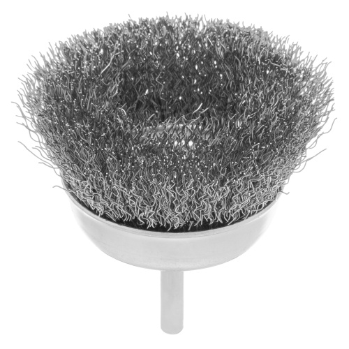 Щетка для дрели, 75 мм, "чашка" со шпилькой, витая проволока Сибртех по ценам производителя в Москве с доставкой по всей России
