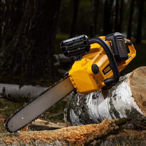 Цепная пила аккумуляторная бесщеточная RCS400-36, Li-ion, 36 В, 4 Ач, шина 400 мм Denzel по ценам производителя в Москве с доставкой по всей России