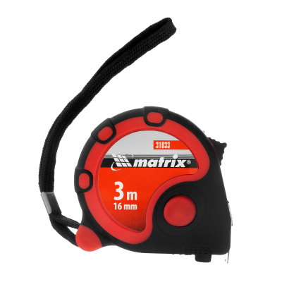 Рулетка Status 3 fixations,3 м х 16 мм,двухкомпонентный корпус,3 фиксации ленты Matrix по ценам производителя в Москве с доставкой по всей России