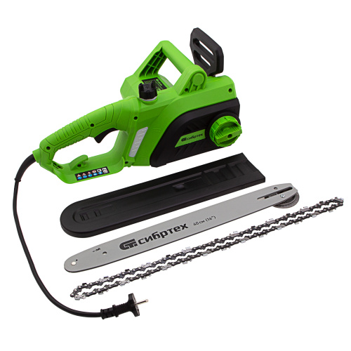 Пила цепная электрическая ПЦЭ-2200П с поперечным двигателем, 2.2 кВт, 16'' (40 см) Сибртех по ценам производителя в Москве с доставкой по всей России