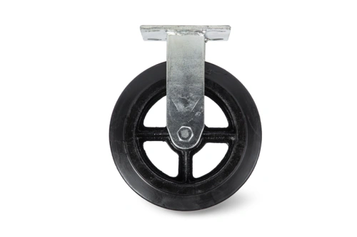 Колесо большегрузное неповоротное FCd 46 100 мм обрезиненное (F) купить в Москве с доставкой по всей России | ProtosMarket.ru