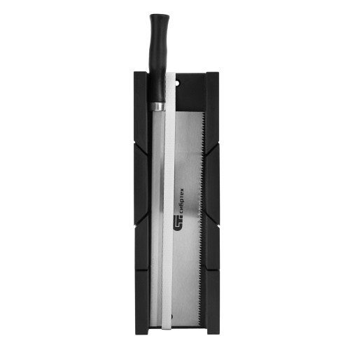 Стусло пластиковое 300х60 мм, пила 250 мм Сибртех по ценам производителя в Москве с доставкой по всей России