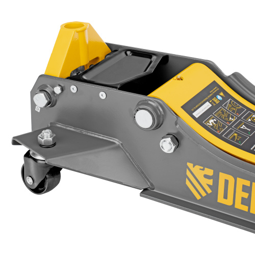 Домкрат гидравлический подкатной, 3 т, 85-610 мм, быстрый подъем, низ. подхват, проф, SUV Denzel по ценам производителя в Москве с доставкой по всей России