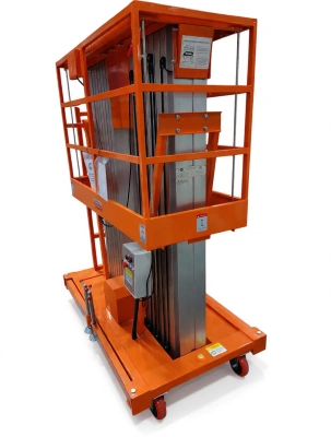 Подъемник мачтовый аккумуляторный 200 кг 12/14 м TOR GTWY12-200S DC 2-мачтовый по ценам производителя в Москве с доставкой по всей России