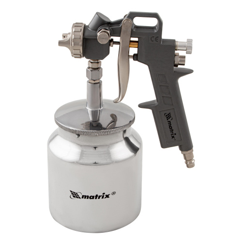 Набор пневмоинструмента, 5 предметов, быстросъемное соединение, краскораспылитель с нижним бачком Matrix по ценам производителя в Москве с доставкой по всей России