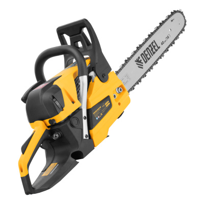 Пила цепная бензиновая DS-4516, шина 40 см, 45 см3, 2,5 л.с, шаг 0,325, паз 1,5 мм, 64 звена Denzel по ценам производителя в Москве с доставкой по всей России