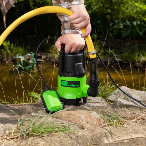 Дренажный насос для грязной воды СДН450-35, 450 Вт, напор 5.5 м, 8000 л/ч Сибртех по ценам производителя в Москве с доставкой по всей России