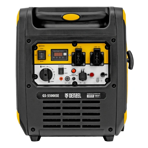 Генератор инверторный GS-5500iSE, 5,5 кВт, 230 В, закрытый корпус,электростартер Denzel по ценам производителя в Москве с доставкой по всей России