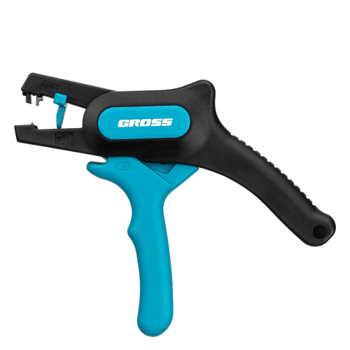 Щипцы для зачистки электропроводов 0.2-6 мм2 (10-24 AWG) лезвие: нержавеющая сталь Gross по ценам производителя в Москве с доставкой по всей России