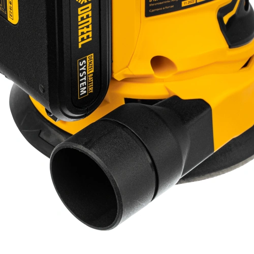 Машина шлифовальная эксцентриковая аккумуляторная COS-125, 18В Li-Ion Denzel по ценам производителя в Москве с доставкой по всей России