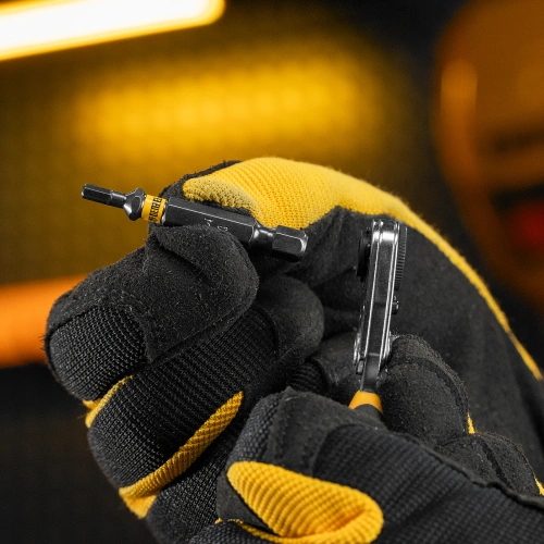 Ключ-трещотка для бит 1/4", 52 зуба, CrMo, адаптер для торцевых головок Denzel по ценам производителя в Москве с доставкой по всей России