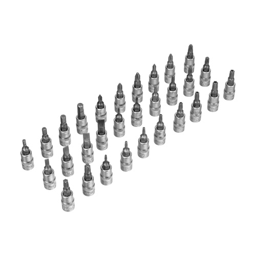 Набор инструментов, 1/2", 3/8", 1/4", пластиковый кейс 215 предм. Сибртех по ценам производителя в Москве с доставкой по всей России