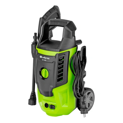 Моечная машина высокого давления АМ-1800, 1800 Вт, 140 бар, 350 л/ч, колесная Сибртех по ценам производителя в Москве с доставкой по всей России