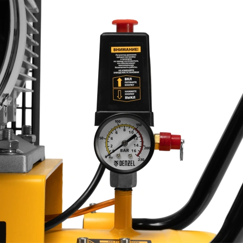 Компрессор воздушный рем. привод BCV 5500-T/200, 5,5 кВт, 200 литров, 850 л/мин Denzel по ценам производителя в Москве с доставкой по всей России