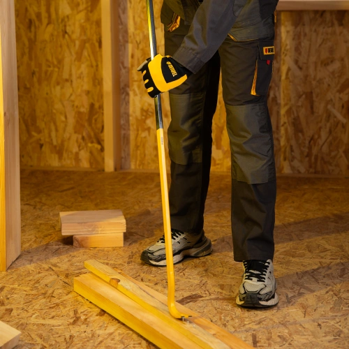 Лом-гвоздодер, 1200 мм, шестигранный 19 мм, окрашенный, сталь 65 Denzel по ценам производителя в Москве с доставкой по всей России