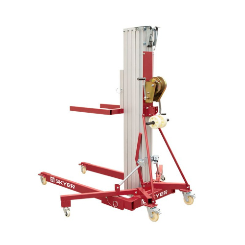 Телескопический подъемник для материалов SKYER SLA-25 по ценам производителя в Москве с доставкой по всей России