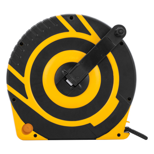 Рулетка геодезическая 50 м х 15 мм, закрытый корпус, фиберглассовая лента Denzel по ценам производителя в Москве с доставкой по всей России