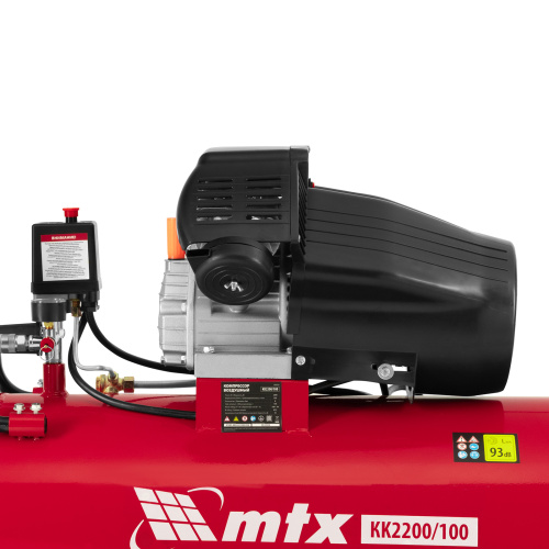 Компрессор воздушный КК-2200/100, 2,2 кВт, 350 л/мин, 100 л, прямой привод, масляный MTX по ценам производителя в Москве с доставкой по всей России
