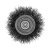 Щетка для дрели, 65 мм, Чашка, со шпилькой , нержавеющая витая проволока Denzel по ценам производителя в Москве с доставкой по всей России