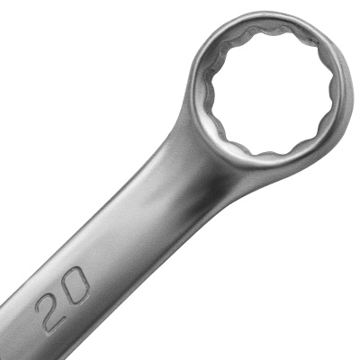 Ключ комбинированный, 20 мм, CrV, матовый хром Matrix по ценам производителя в Москве с доставкой по всей России