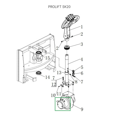 Катушка электромагнитного тормоза для штабелеров SDR/SDK 1.5-2 т, для тележек SK20 по ценам производителя в Москве с доставкой по всей России