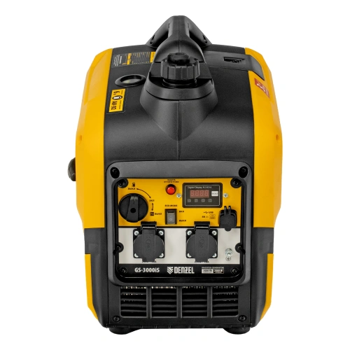Генератор инверторный GS-3000iS, 3,0 кВт, 230 В, закрытый корпус, ручной старт DENZEL по ценам производителя в Москве с доставкой по всей России