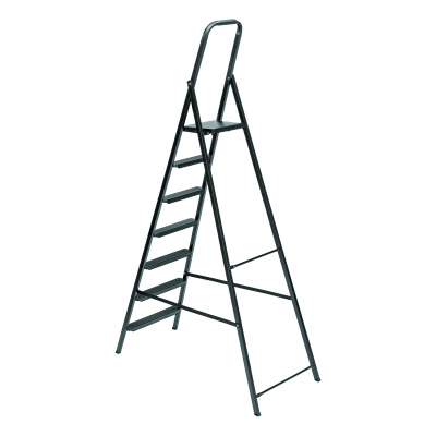 Стремянка 7 ступеней, компактная, стальная Сибртех по ценам производителя в Москве с доставкой по всей России