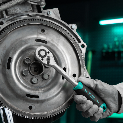 Набор инструментов, 1/2", CrV, пластиковый кейс 60 предметов Stels по ценам производителя в Москве с доставкой по всей России