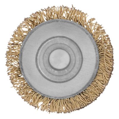 Щетка для дрели, 30 мм, плоская со шпилькой, латунированная витая проволока Matrix по ценам производителя в Москве с доставкой по всей России