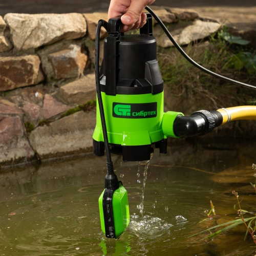 Дренажный насос для грязной воды СДН450-35, 450 Вт, напор 5.5 м, 8000 л/ч Сибртех по ценам производителя в Москве с доставкой по всей России