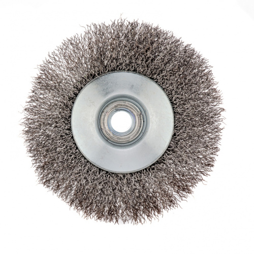 Щетка для УШМ, 115 мм, М14, "тарелка", витая проволока 0.3 мм Сибртех по ценам производителя в Москве с доставкой по всей России