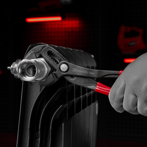 Клещи переставные 300 мм, кнопочный механизм, хром-ванадий, обливные рукоятки Matrix по ценам производителя в Москве с доставкой по всей России