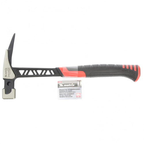 Молоток кровельщика, 600 г, цельнокованый, боек с магнитом, двухкомпонентная обрезиненная рукоятка Matrix Pro по ценам производителя в Москве с доставкой по всей России