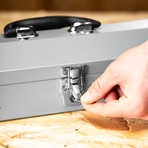 Ящик для инструмента, 410 х 154 х 95 мм, металлический Matrix по ценам производителя в Москве с доставкой по всей России