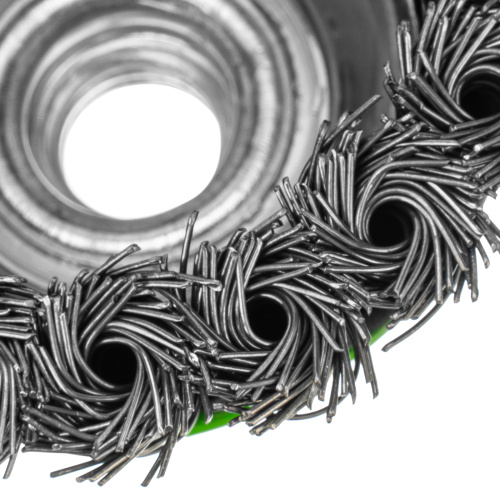 Щетка для УШМ, 75 мм, М14, "чашка", крученая металлическая проволока Сибртех по ценам производителя в Москве с доставкой по всей России